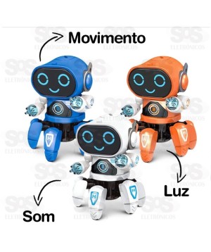 Robô Genext Com Sons E Luzes Toy King TK-1466