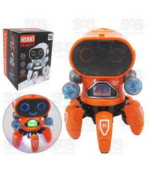 Robô Genext Com Sons E Luzes Toy King TK-1466