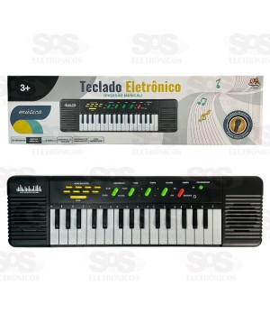 Teclado Infantil 32 Teclas Com Microfone Toy King TK-AB2939