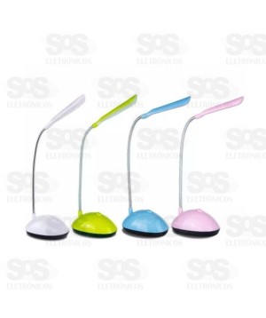 Mini Luminária de Mesa Flexível Sem Fio Led CRS-1236