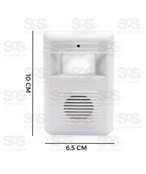 Sensor de Presença Sem Fio À Pilha Caerus CRS-1245