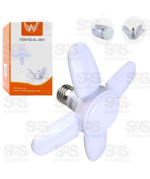Mini Lâmpada Led 3 Hélice 28W Dobrável Altomex AL-4881