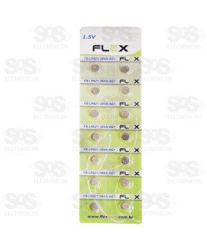 Bateria Botão 1,5V LR621/364A/AG1 Cartela Com 14 Unidades