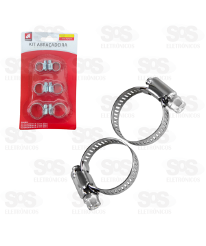 Kit Abraçadeira 6 Unidades Barcelona BAR-13987-6