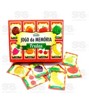 Jogo De Memória Frutas Mini Toys 0548A