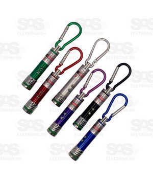 Chaveiro Lanterna 3 Em 1 Com 12 Unidades Caerus CRS-8210