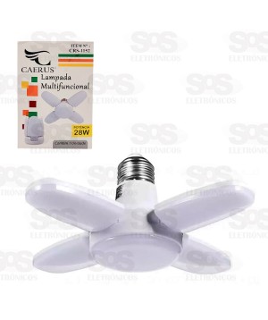 Lâmpada LED Multifuncional 4 Hélices 28W Caerus CRS-1152