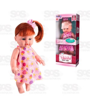 Boneca Yukinha Baby Hair Ruiva Nova Toys 1149