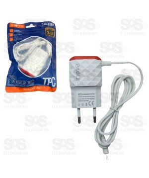Carregador Rápido Type C 1USB 3.1A Inova 8201