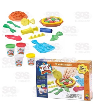 Você Pizzaiolo Massa de Modelar Divertoys 8059