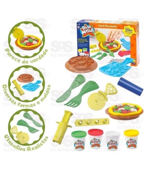 Você Pizzaiolo Massa de Modelar Divertoys 8059