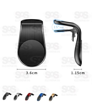 Suporte Para Celular Magnético Saída De Ar Ohey FF0056
