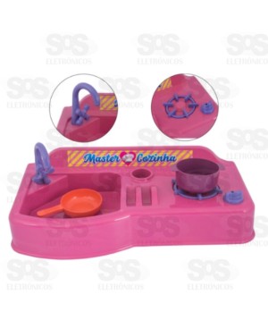 Kit Fogão Com 2 Panelas Master Cozinha 352S