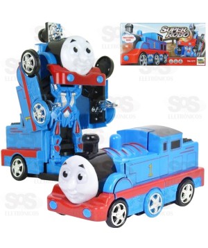 Trenzinho Transformes Bate e Volta Com Luz e Som Toy King TK 1177