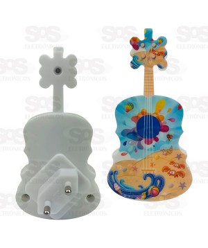 Luz Noturna Violão Cores Variadas Caerus CRS-1439