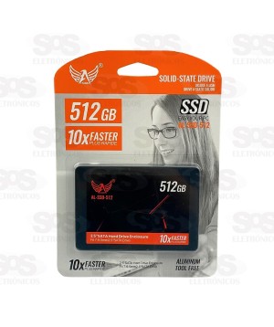 SSD 2.5 Polegadas SATA 512GB Leitura e Gravação Altomex AL-SSD-512