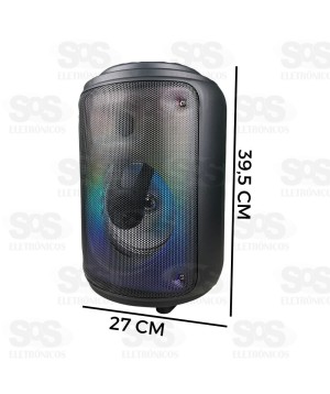 Caixa De Som 35W Karaokê Com Microfone KTS-1746
