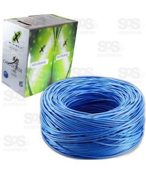 Cabo de Rede (LAN) 305 metros Azul X-Cell