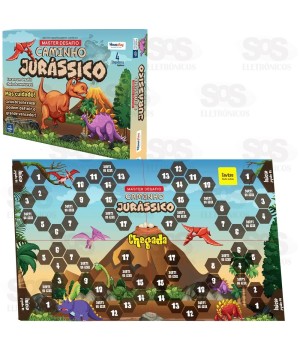 Jogo de Tabuleiro Desafio Caminho Jurássico 5010