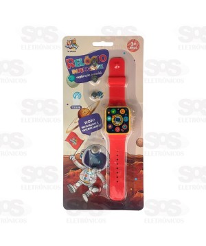 Relógio Inteligente Infantil Espacial Toy King TK-AB6286