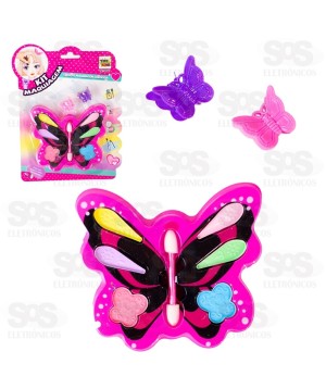 Kit De Maquiagem Para Boneca Com 2 Presilhas Toy King TK-1867