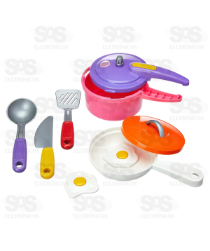 Kit Cozinha Com 9 Peças Poliplac 6976