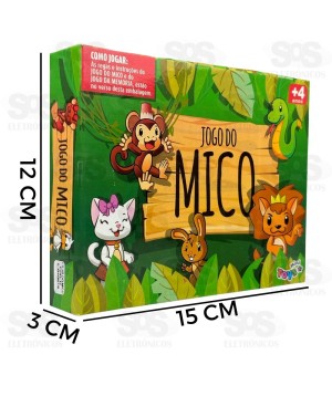 Jogo Do Mico e Jogo Da Memória Mini Toys 0166