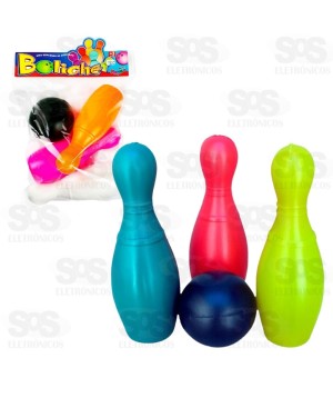 Jogo De Boliche 4 Peças Salopa Mini Toys 0849