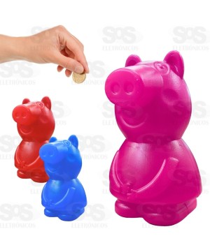 Cofre Porca Pop Pequena Plástico Mini Toys 0310A