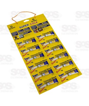 Super Cola Cartela com 12 Unidades De 3 Gramas Hai Brasil L555