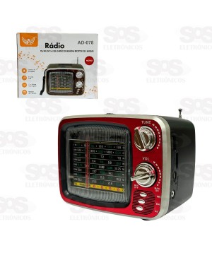 Rádio Retrô TV Antiga Altomex ad-078