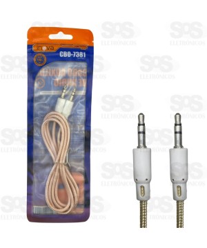 Cabo P2 Stereo 1 Metro Inova CBO-7381