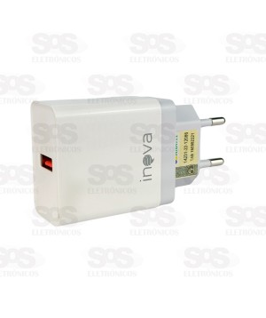 Carregador Rápido 20W Cabo Lightning Inova CAR-3166A