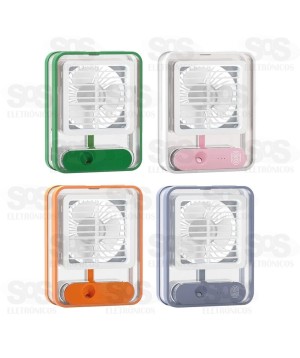 Ventilador Umidificador Recarregável Mesa Altomex AL-F680