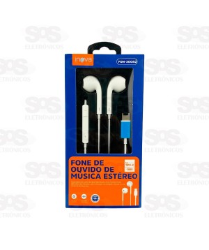Fone De Ouvido Com Microfone Type C Inova FON-30082