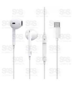 Fone De Ouvido Com Microfone Type C Inova FON-30082