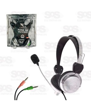 Fone De Ouvido Super Bass Com Microfone Caerus CRS-1333