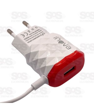 Carregador Rápido Type C 1USB 3.1A Inova 8201