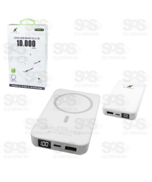 Carga Extra 10.000mAh Magnético Por Indução X-Cell XC-BANK-23