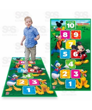 Tapete  Amarelinha Mickey Mouse Lider 402