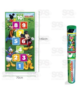 Tapete  Amarelinha Mickey Mouse Lider 402