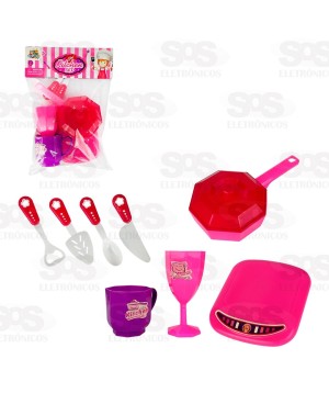 Conjunto Cozinha Infantil 9 Peças Toy King TK-AB5109