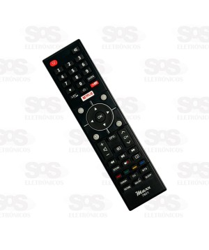 Controle Remoto Toshiba Youtube/Netflix Maxx 7801