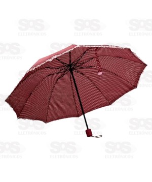 Sombrinha Poliéster Bolinhas 56CM Altomex AJ-193