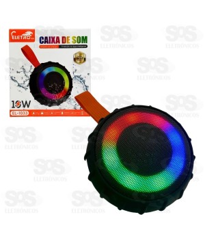 Caixa De Som Resistente à Água 10W Compacta Eletro Mex EL-1033