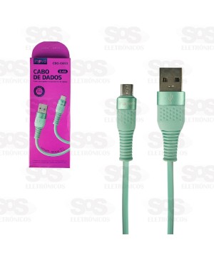 Cabo De Dados 3.4A Micro USB V8 1 Metro Inova CBO-6093