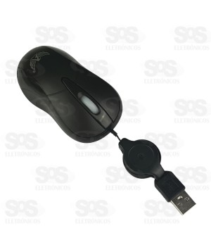 Mouse Óptico USB Retrátil Altomex AG-280