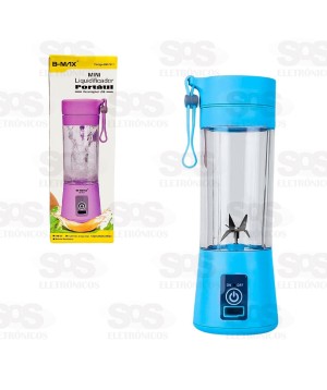 Mini Liquidificador Portátil 380ML B-Max BM-F911