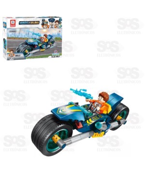 Brinquedo Para Montar Heróis e Vilões 79 A 125 Peças Modelos Sortidos Polibrinq