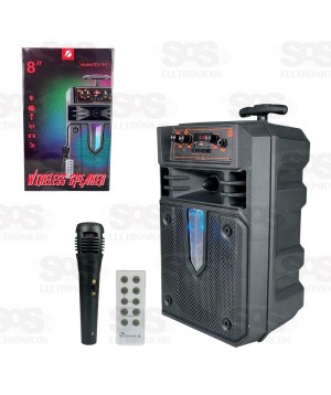 Caixa De Som 10W Com Microfone e Controle KTS-1631